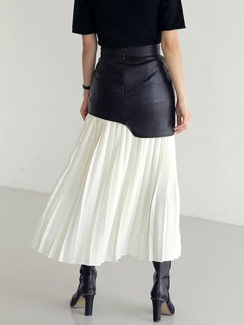 Casual Patchwork Skirt for Women - LevelUp Fashion